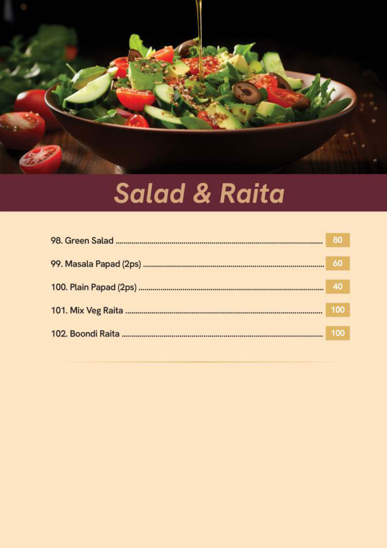 menus