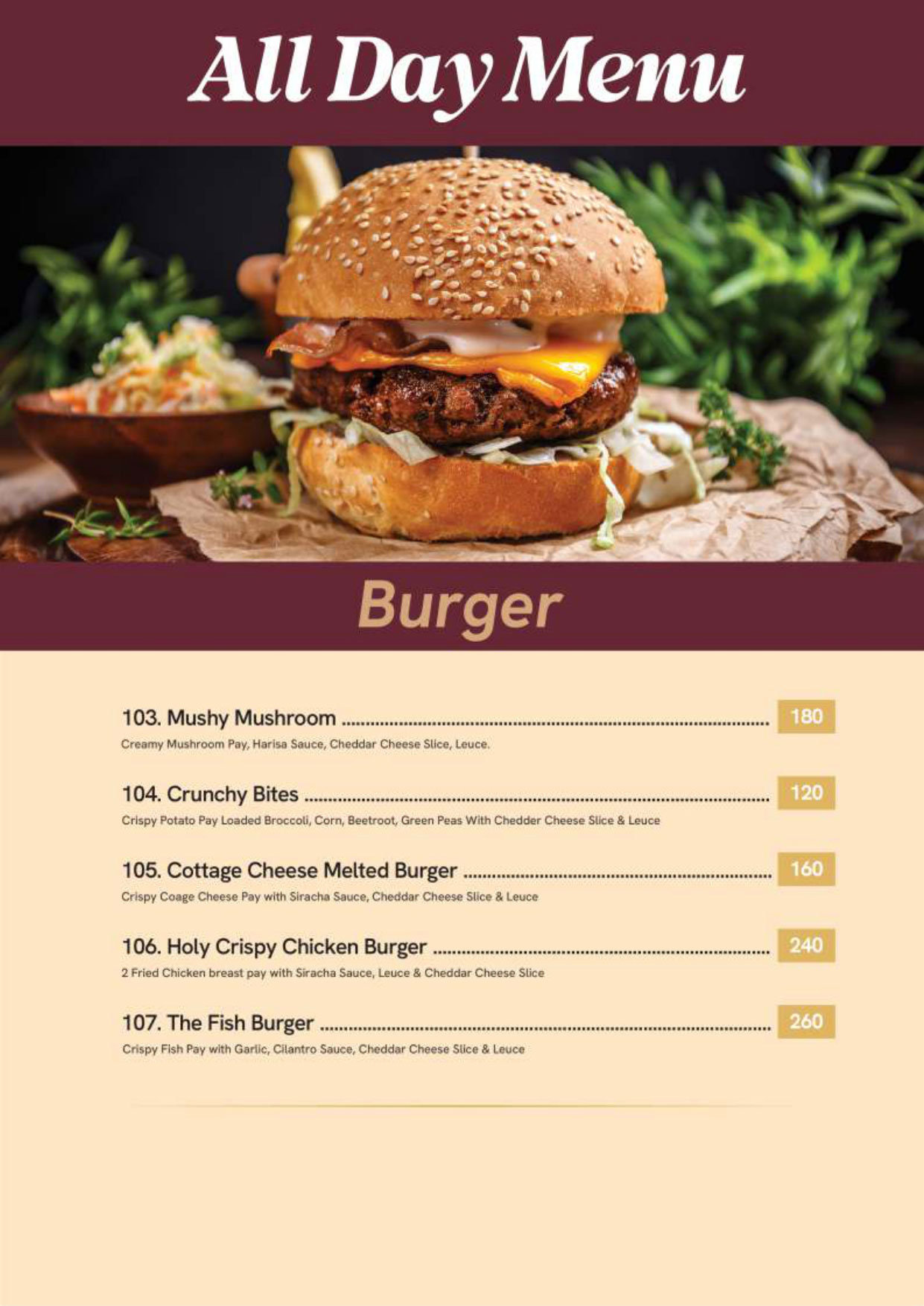 menus
