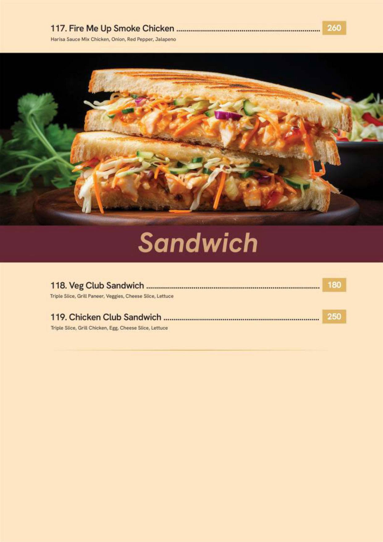menus