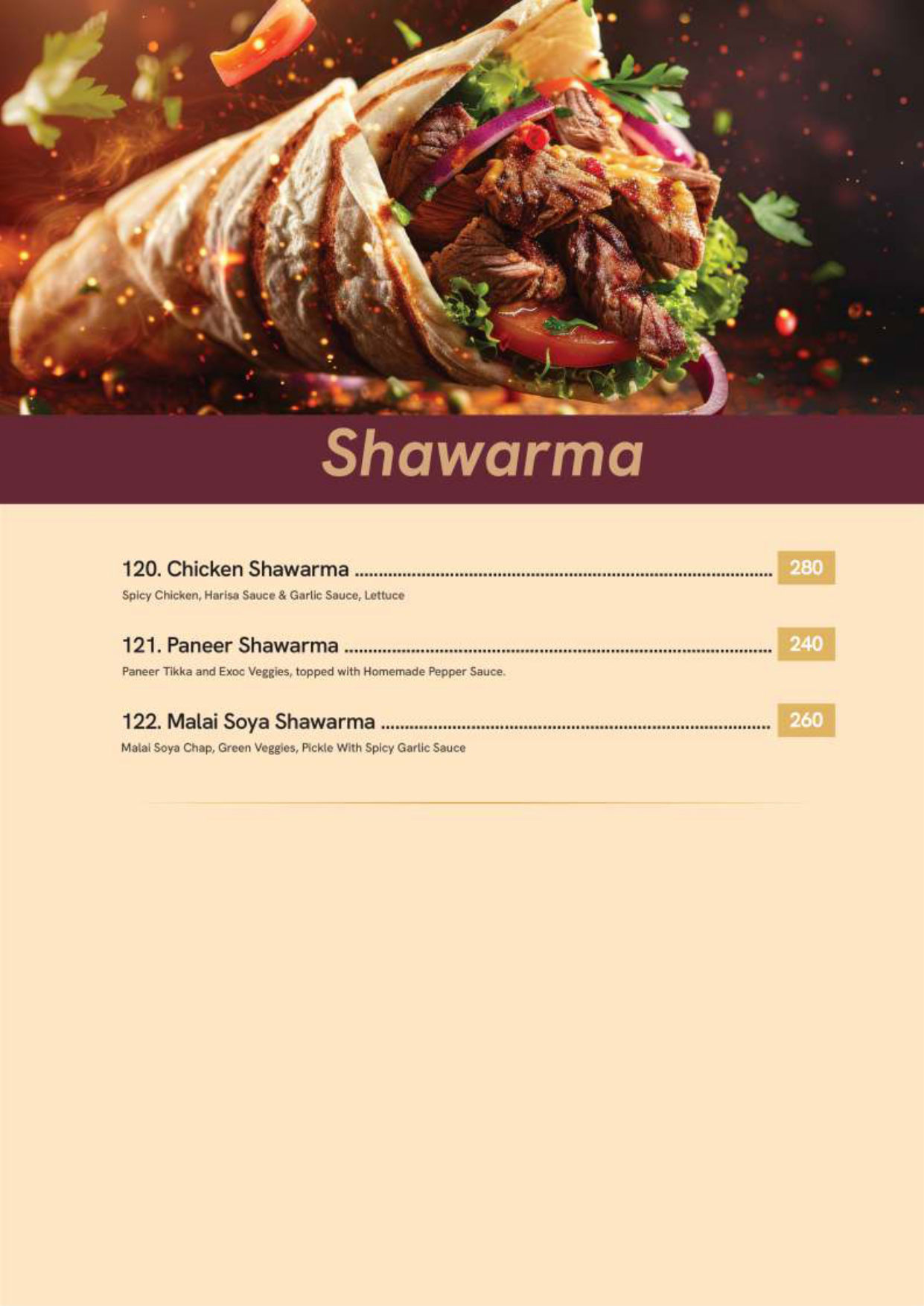 menus