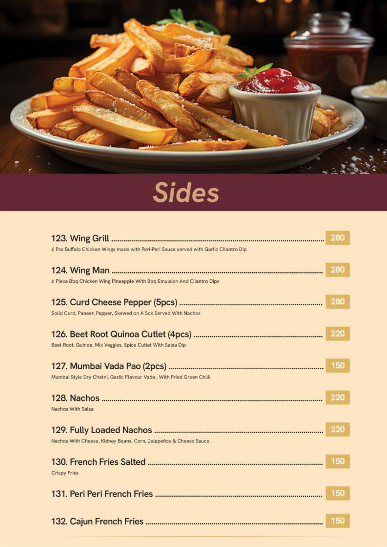 menus