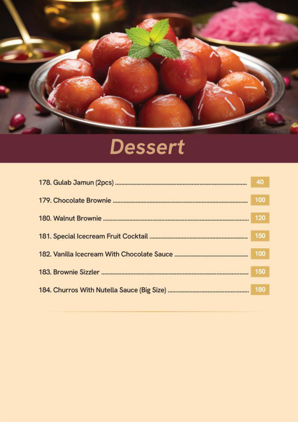 menus