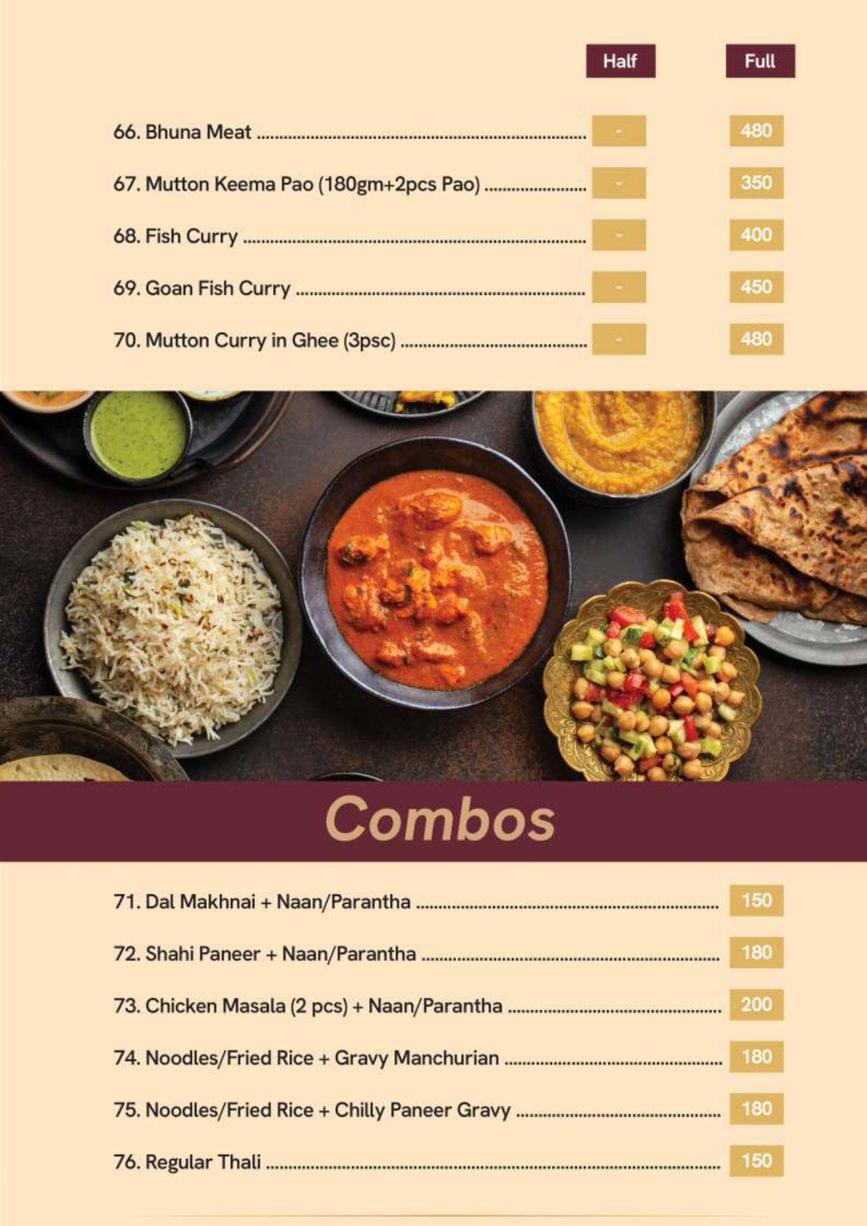 menus